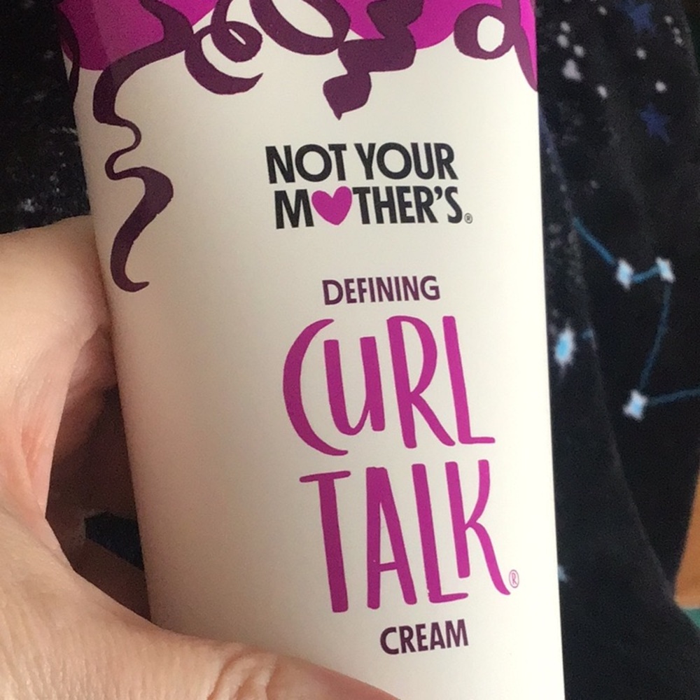 Not your mothers curl talk cream hair curling enhancement